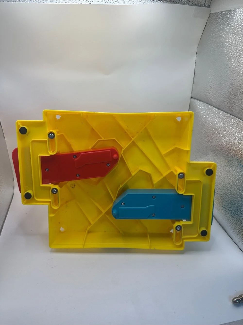 Mattel Rock 'Em Sock 'Em Robots Boxing Game - Blue & Red with Yellow Ring